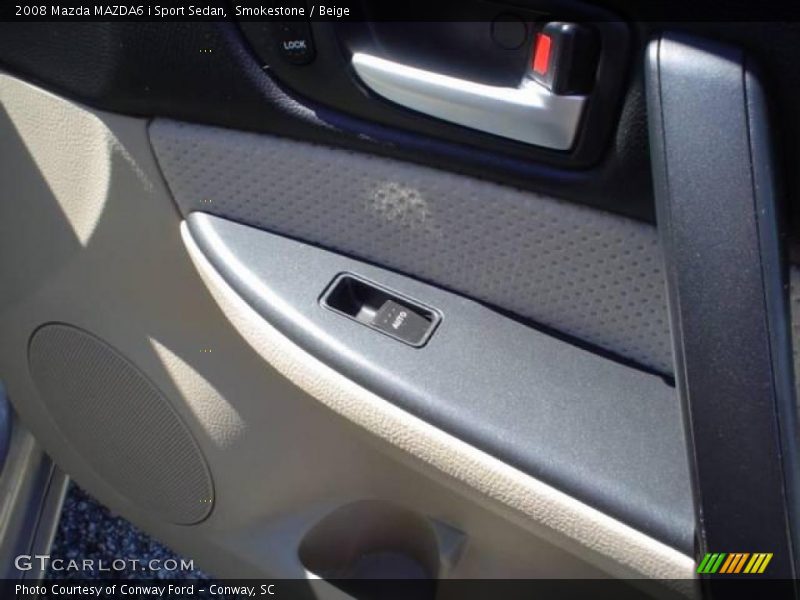 Smokestone / Beige 2008 Mazda MAZDA6 i Sport Sedan