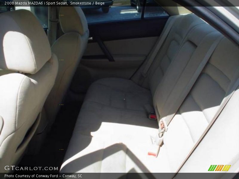 Smokestone / Beige 2008 Mazda MAZDA6 i Sport Sedan