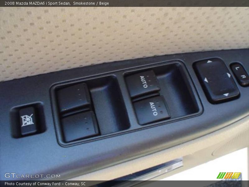 Smokestone / Beige 2008 Mazda MAZDA6 i Sport Sedan
