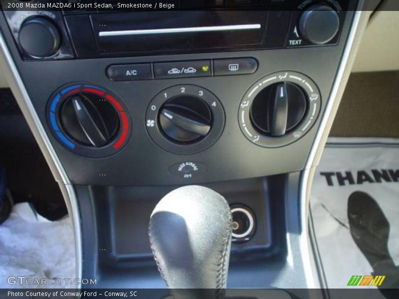 Smokestone / Beige 2008 Mazda MAZDA6 i Sport Sedan