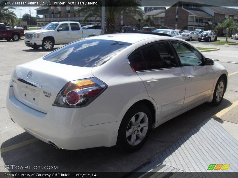 Winter Frost Pearl / Blond 2007 Nissan Altima 3.5 SL