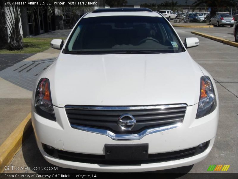 Winter Frost Pearl / Blond 2007 Nissan Altima 3.5 SL