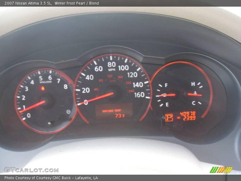 Winter Frost Pearl / Blond 2007 Nissan Altima 3.5 SL