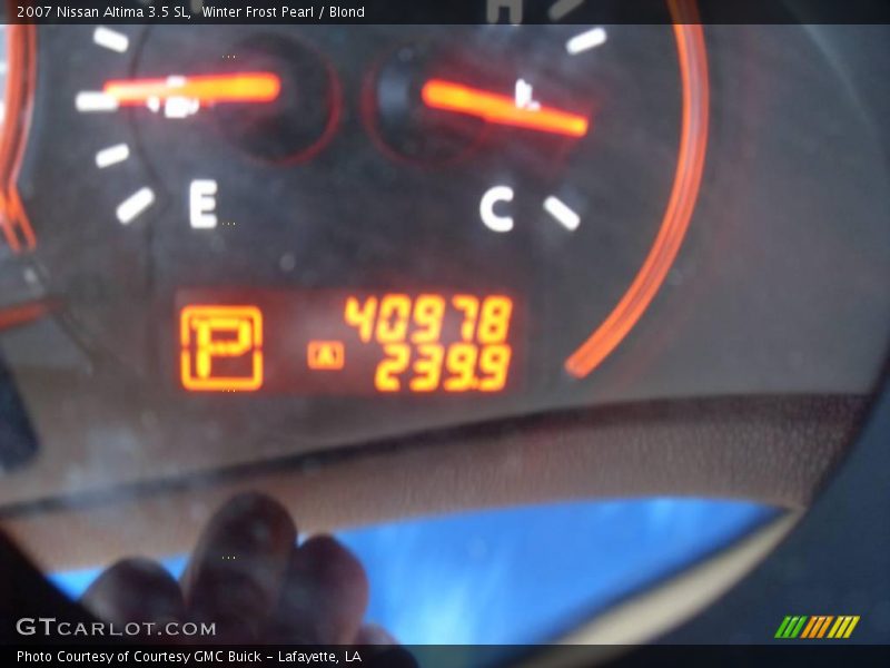 Winter Frost Pearl / Blond 2007 Nissan Altima 3.5 SL