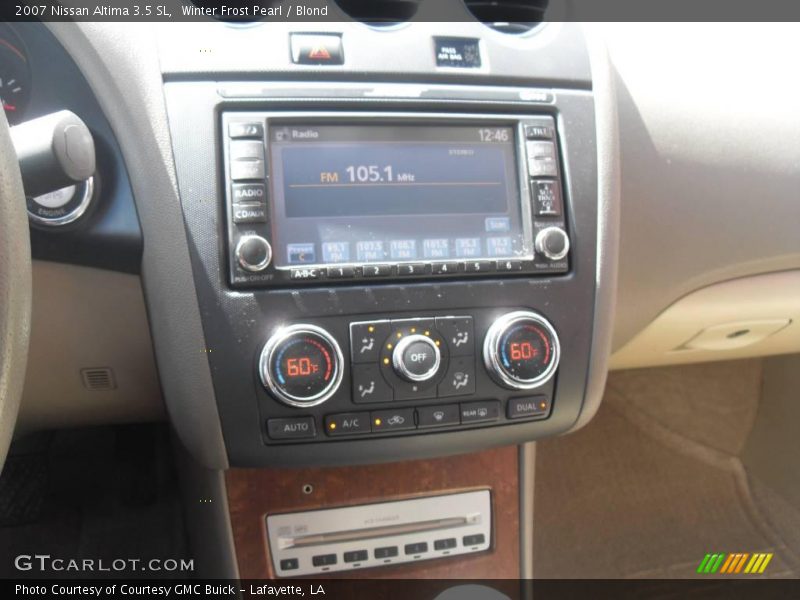 Winter Frost Pearl / Blond 2007 Nissan Altima 3.5 SL
