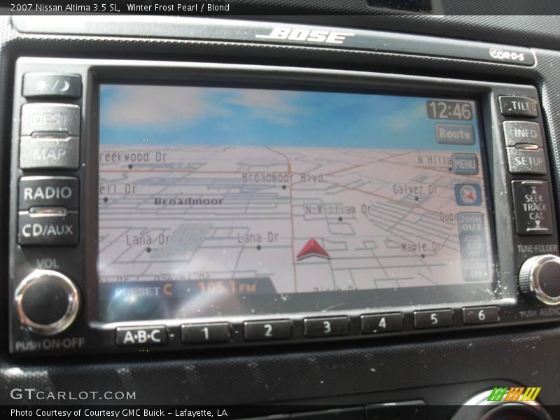 Winter Frost Pearl / Blond 2007 Nissan Altima 3.5 SL