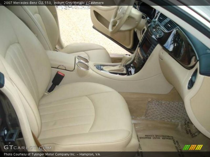 Indium Grey Metallic / Cashmere 2007 Mercedes-Benz CLS 550