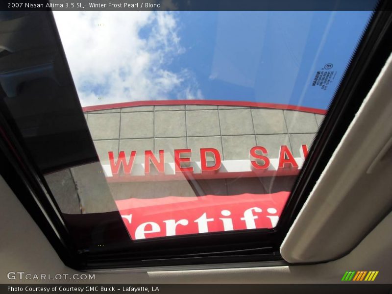 Winter Frost Pearl / Blond 2007 Nissan Altima 3.5 SL