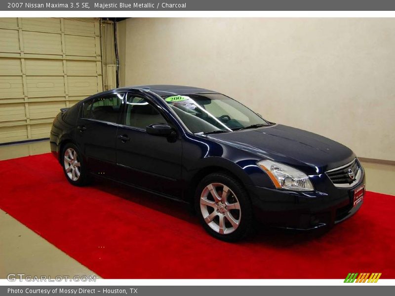 Majestic Blue Metallic / Charcoal 2007 Nissan Maxima 3.5 SE
