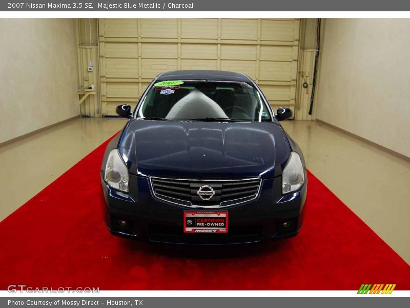 Majestic Blue Metallic / Charcoal 2007 Nissan Maxima 3.5 SE
