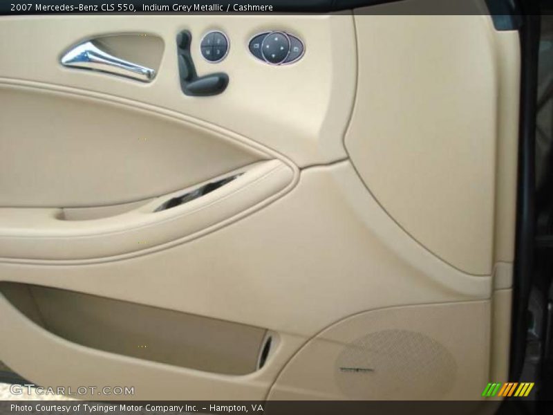Indium Grey Metallic / Cashmere 2007 Mercedes-Benz CLS 550