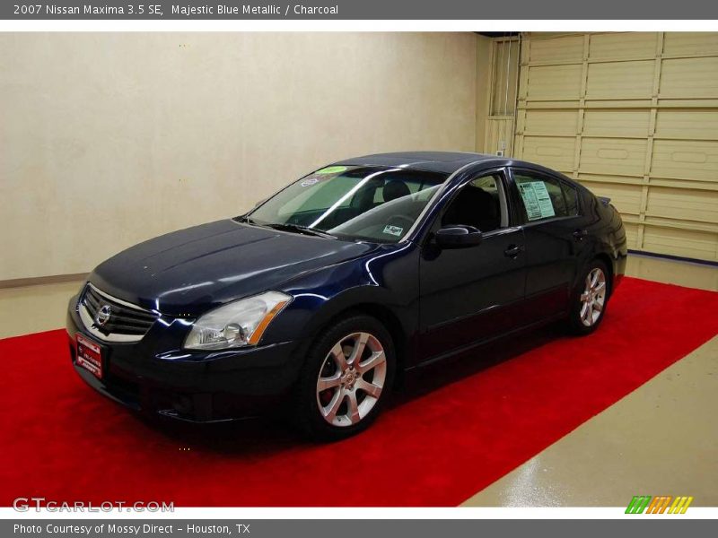 Majestic Blue Metallic / Charcoal 2007 Nissan Maxima 3.5 SE