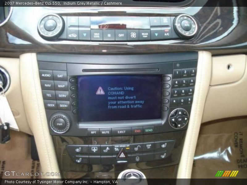 Indium Grey Metallic / Cashmere 2007 Mercedes-Benz CLS 550