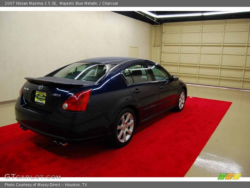 Majestic Blue Metallic / Charcoal 2007 Nissan Maxima 3.5 SE