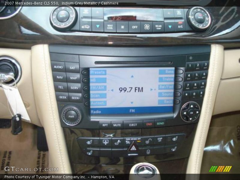 Indium Grey Metallic / Cashmere 2007 Mercedes-Benz CLS 550