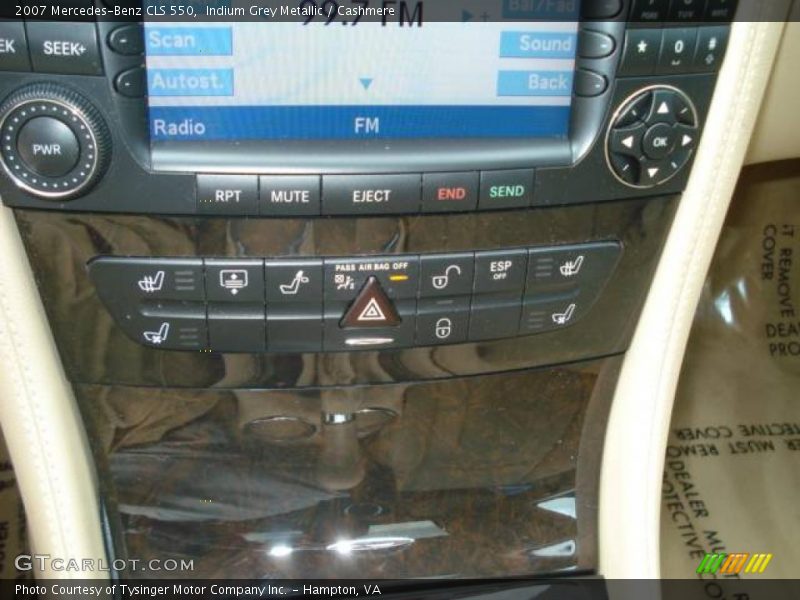 Indium Grey Metallic / Cashmere 2007 Mercedes-Benz CLS 550