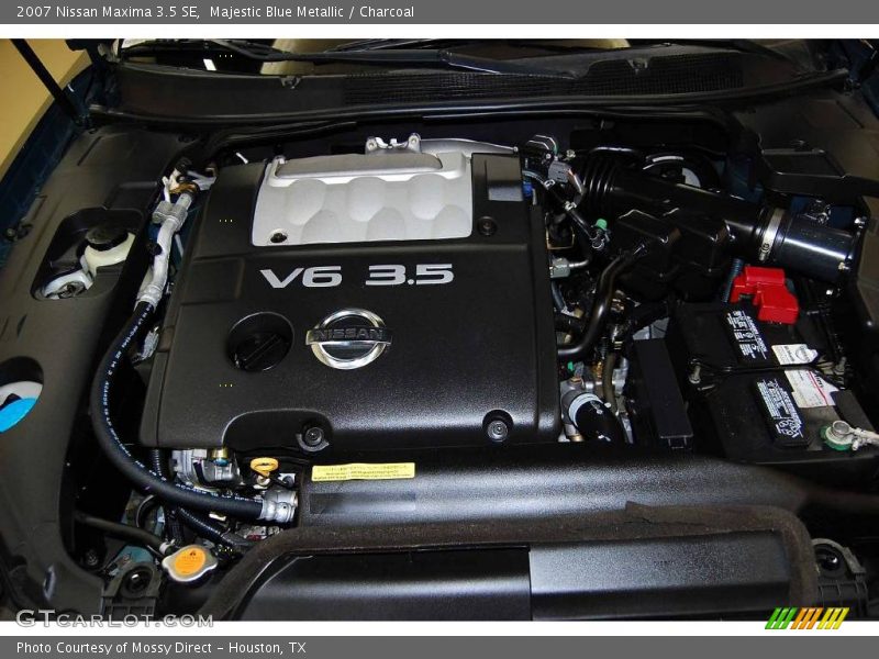 Majestic Blue Metallic / Charcoal 2007 Nissan Maxima 3.5 SE