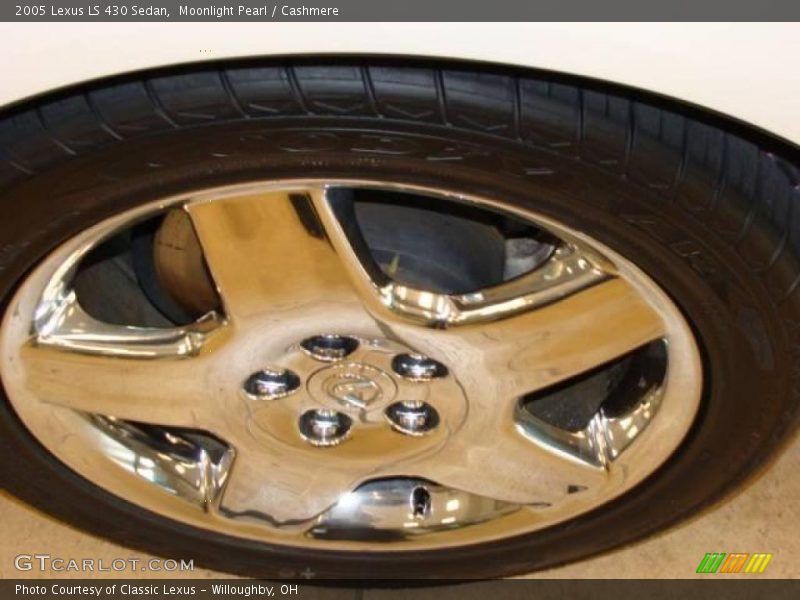 Moonlight Pearl / Cashmere 2005 Lexus LS 430 Sedan