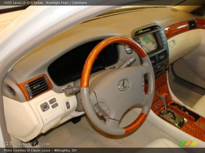 Moonlight Pearl / Cashmere 2005 Lexus LS 430 Sedan