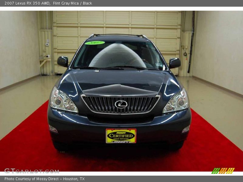 Flint Gray Mica / Black 2007 Lexus RX 350 AWD