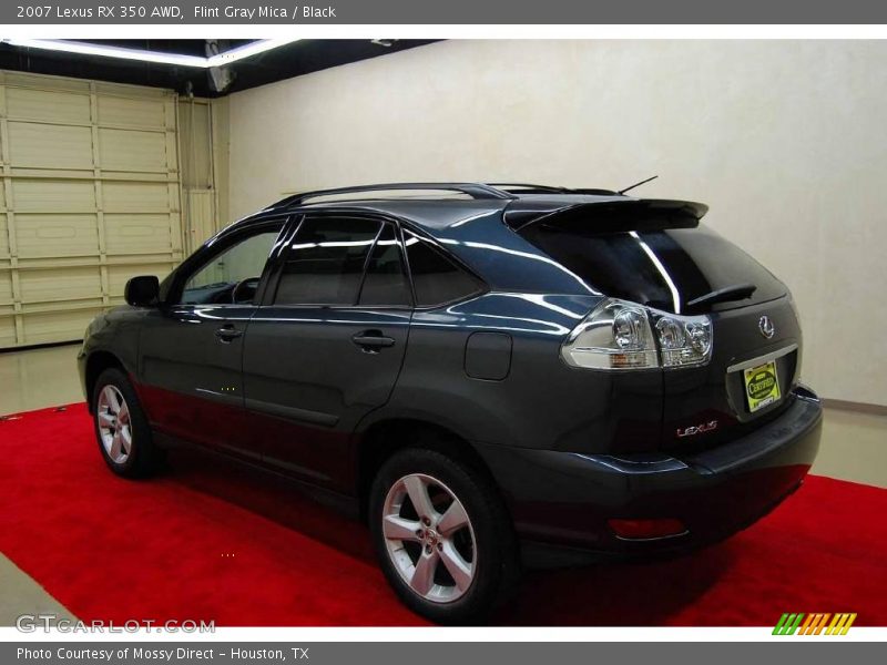 Flint Gray Mica / Black 2007 Lexus RX 350 AWD