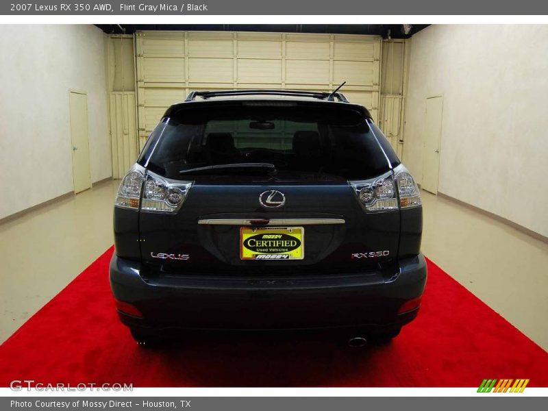 Flint Gray Mica / Black 2007 Lexus RX 350 AWD