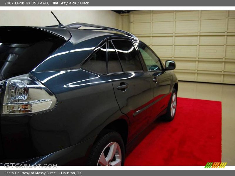 Flint Gray Mica / Black 2007 Lexus RX 350 AWD