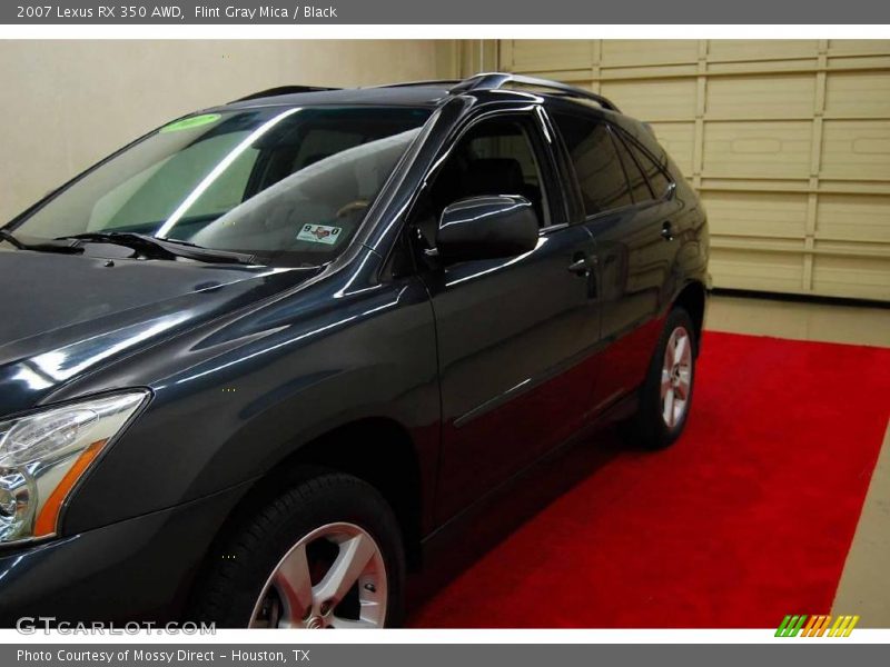 Flint Gray Mica / Black 2007 Lexus RX 350 AWD