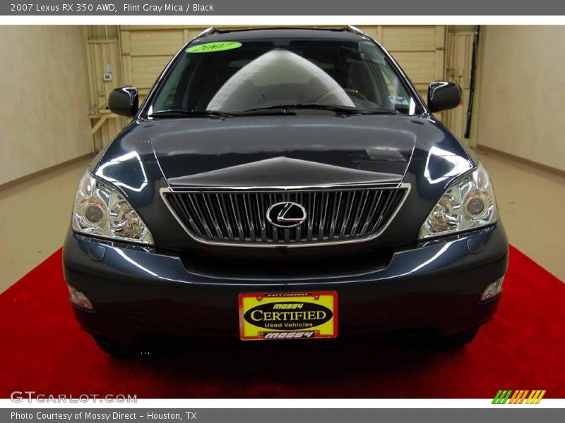 Flint Gray Mica / Black 2007 Lexus RX 350 AWD