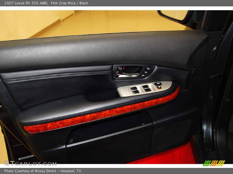 Flint Gray Mica / Black 2007 Lexus RX 350 AWD