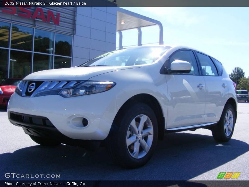 Glacier Pearl / Beige 2009 Nissan Murano S