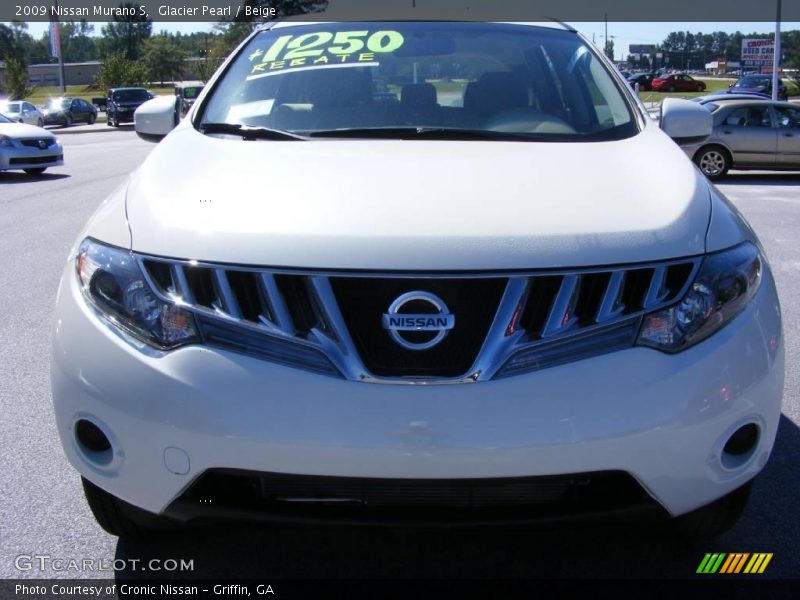 Glacier Pearl / Beige 2009 Nissan Murano S
