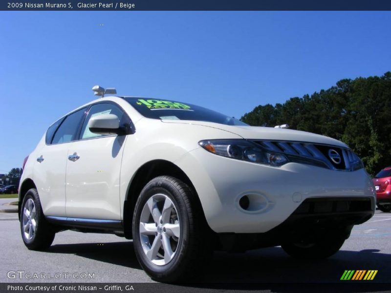 Glacier Pearl / Beige 2009 Nissan Murano S