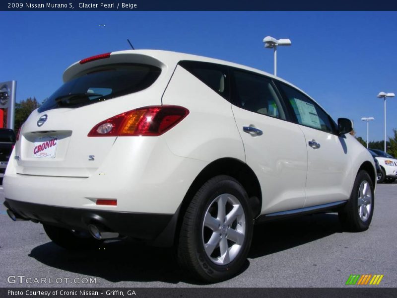 Glacier Pearl / Beige 2009 Nissan Murano S