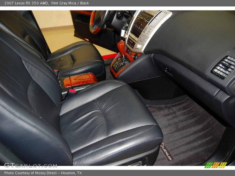 Flint Gray Mica / Black 2007 Lexus RX 350 AWD