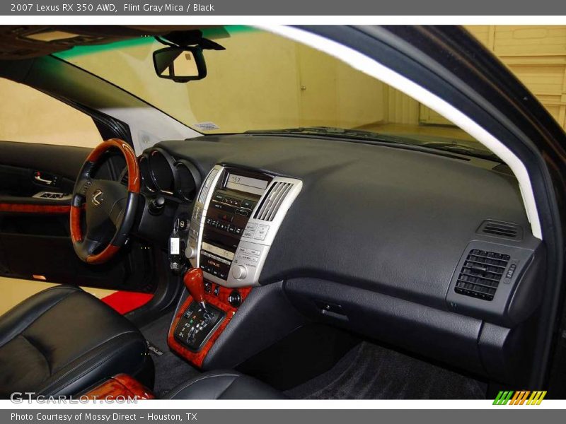 Flint Gray Mica / Black 2007 Lexus RX 350 AWD