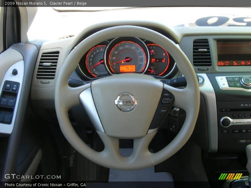 Glacier Pearl / Beige 2009 Nissan Murano S