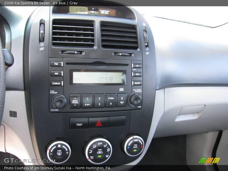 Ice Blue / Gray 2008 Kia Spectra EX Sedan