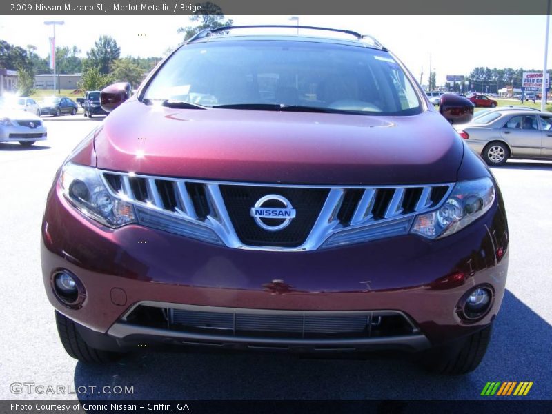 Merlot Metallic / Beige 2009 Nissan Murano SL