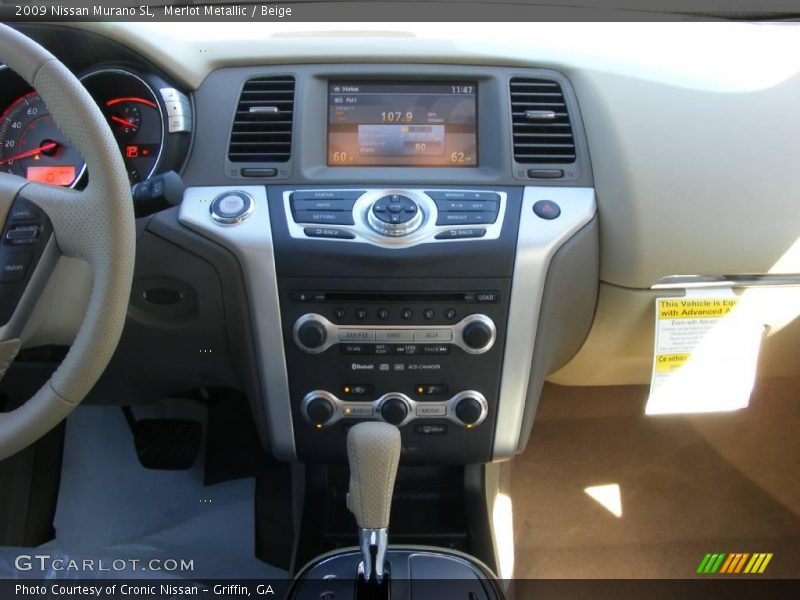 Merlot Metallic / Beige 2009 Nissan Murano SL