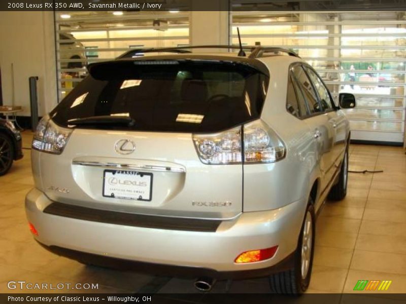 Savannah Metallic / Ivory 2008 Lexus RX 350 AWD