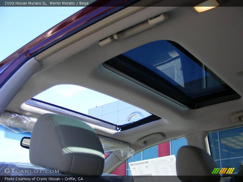 Merlot Metallic / Beige 2009 Nissan Murano SL
