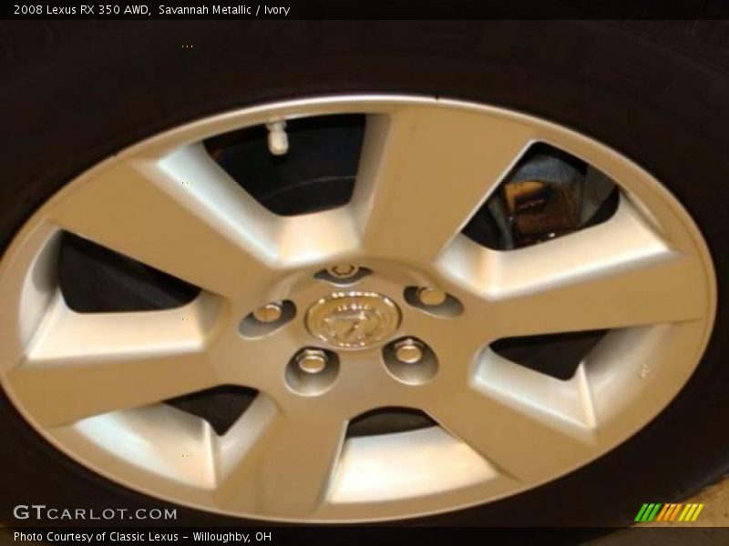Savannah Metallic / Ivory 2008 Lexus RX 350 AWD