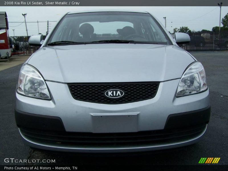 Silver Metallic / Gray 2008 Kia Rio LX Sedan