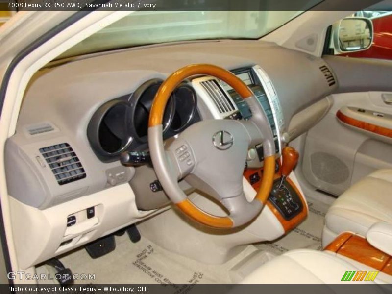 Savannah Metallic / Ivory 2008 Lexus RX 350 AWD