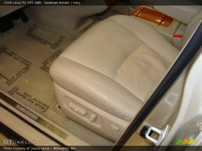 Savannah Metallic / Ivory 2008 Lexus RX 350 AWD