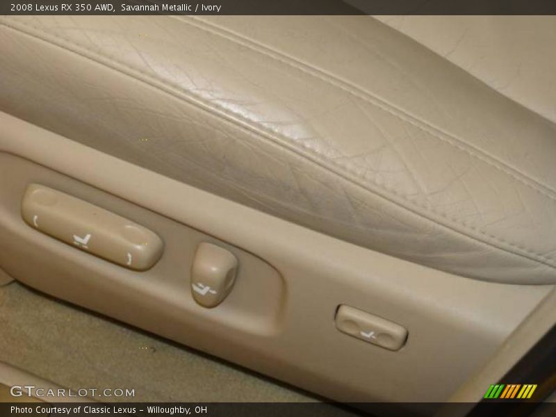 Savannah Metallic / Ivory 2008 Lexus RX 350 AWD
