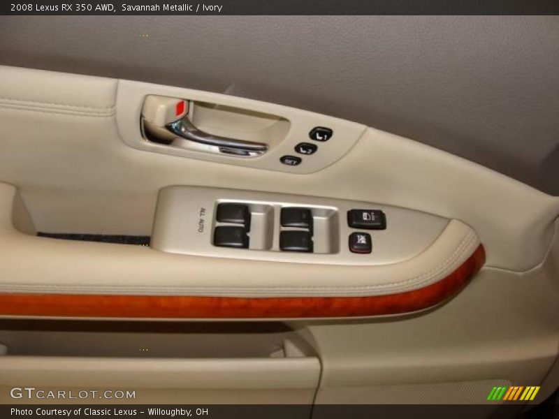 Savannah Metallic / Ivory 2008 Lexus RX 350 AWD