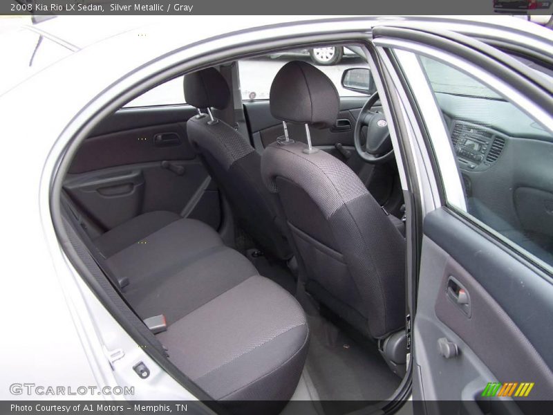 Silver Metallic / Gray 2008 Kia Rio LX Sedan