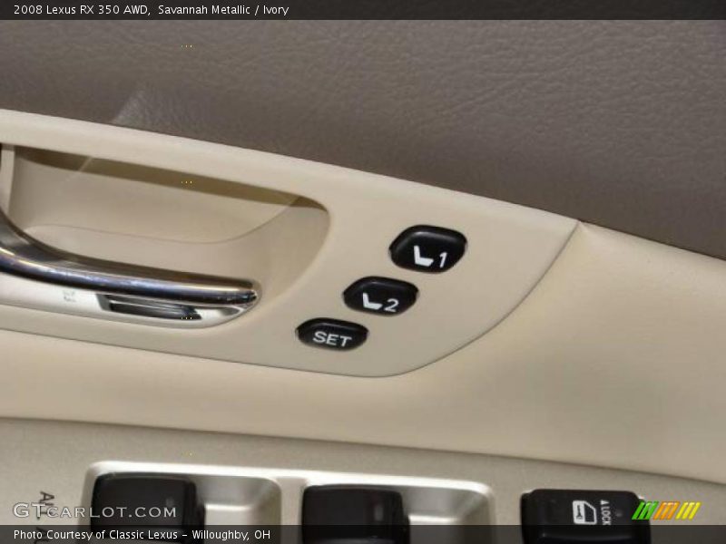 Savannah Metallic / Ivory 2008 Lexus RX 350 AWD